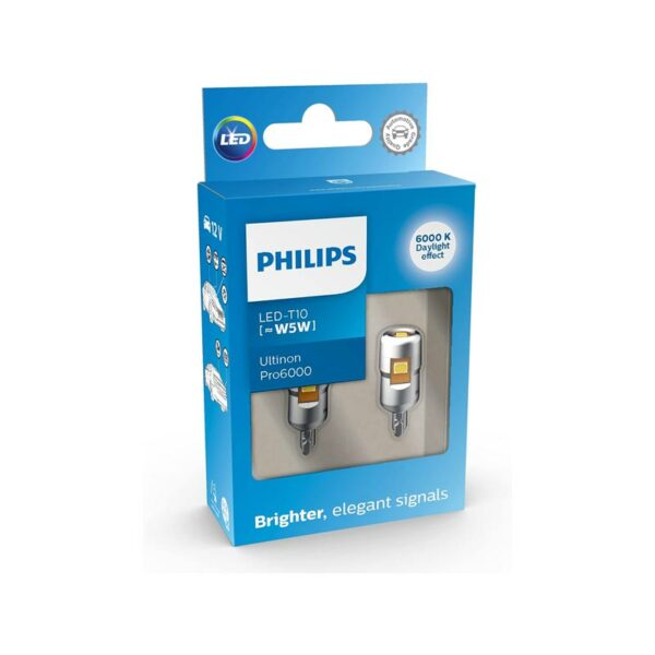 لامپ خودرو فیلیپس Philips T10 LED 6000K