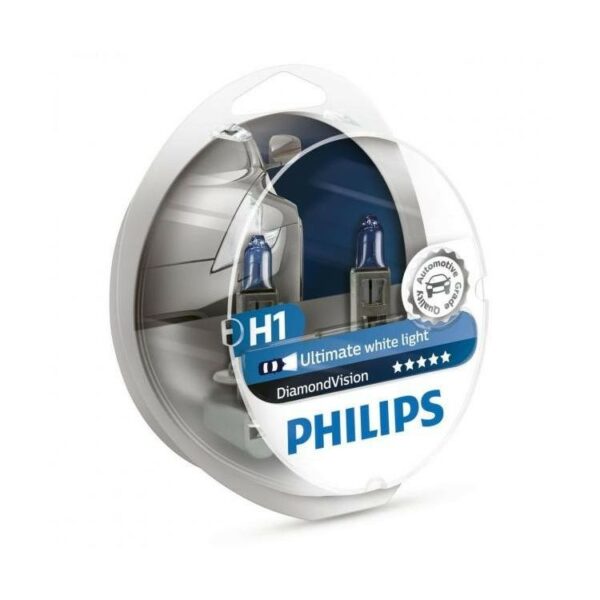 لامپ هالوژن دیاموند ویژن فیلیپس Philips Diamond Vision H1