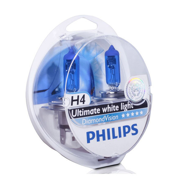 لامپ هالوژن دیاموند ویژن فیلیپس Philips Diamond Vision H4